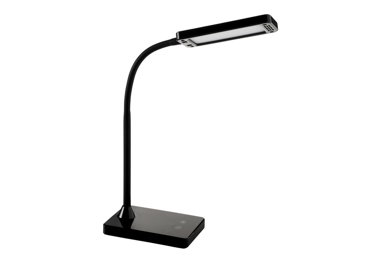 Alco AL-907-11 LED stolová lampa stmievateľná 43 cm čierna 230 V 6 W