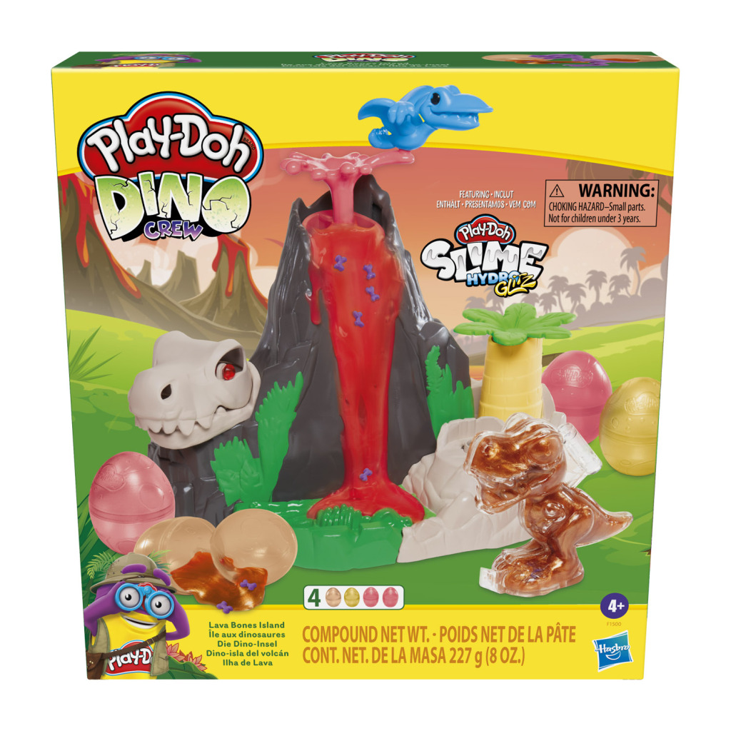 Play-Doh Sliz Hydro Glitz Dino sopka