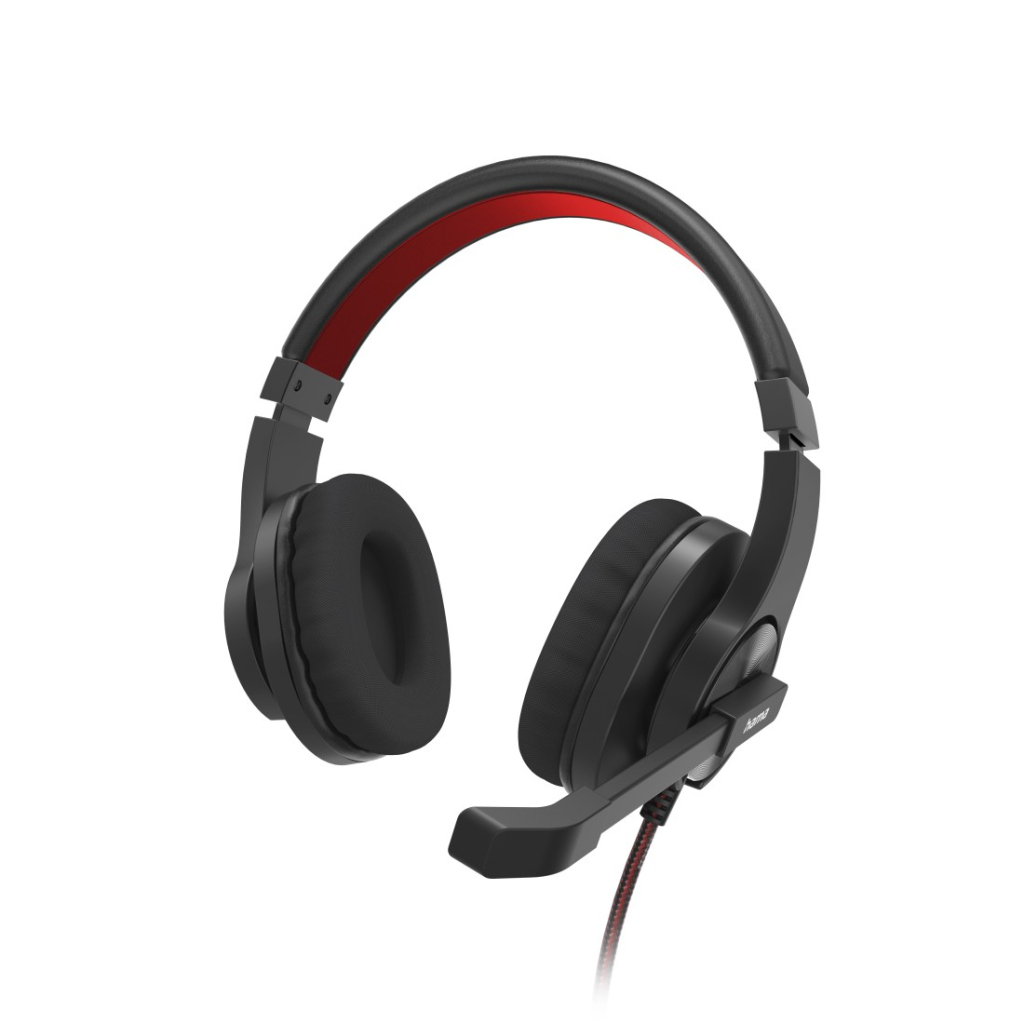 Stereo headset Hama HS-USB400 V2 pre PC, čierny