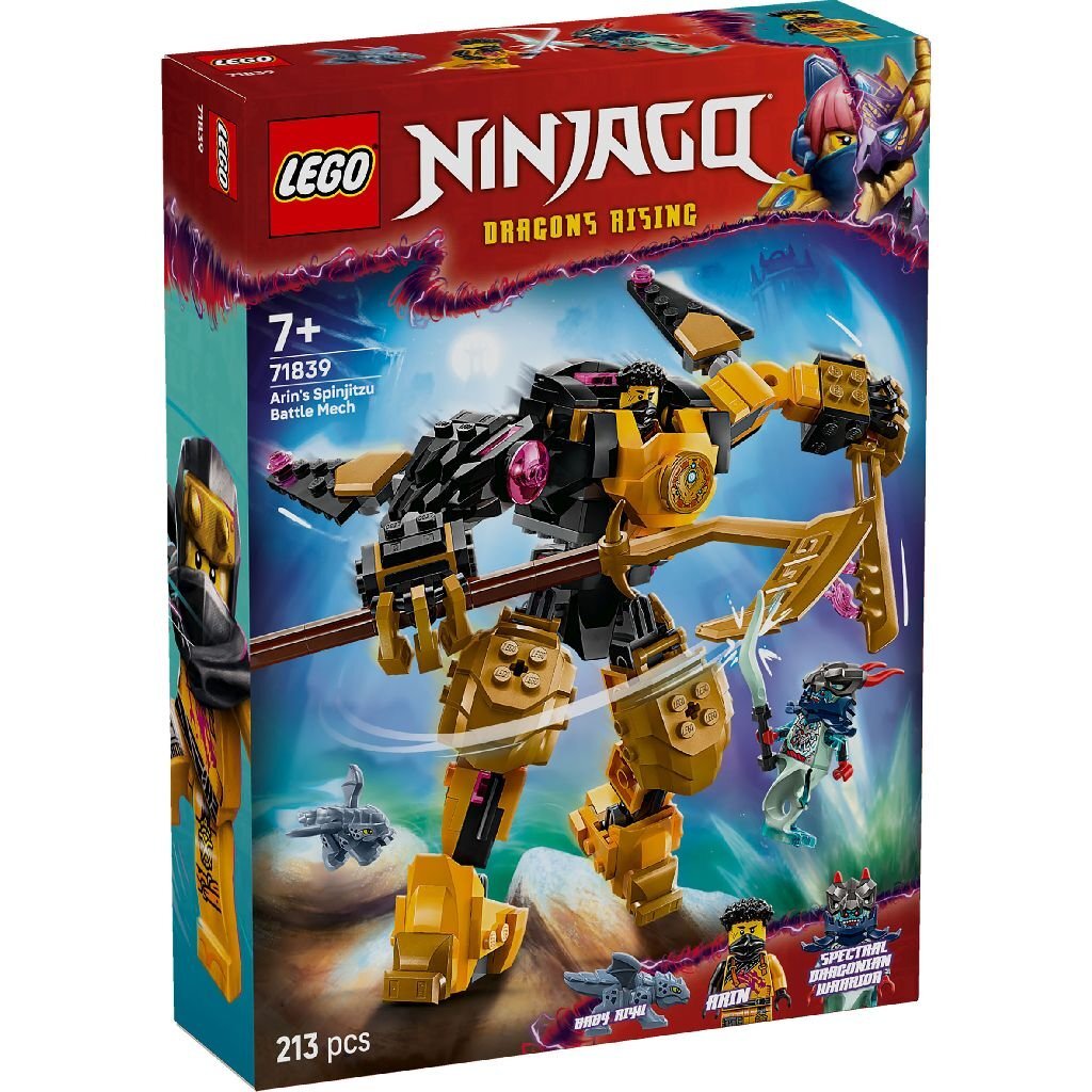 Lego Ninjago 71839 Arin's Spinjitzu Battle Mech