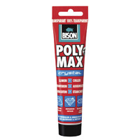 Montážne lepidlo Bison Poly Max Crystal