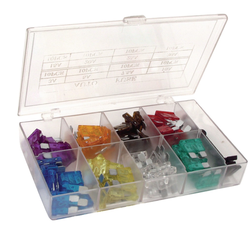 Sada automobilových poistiek Fixapart AMF ASS80 (8x10 kusov)