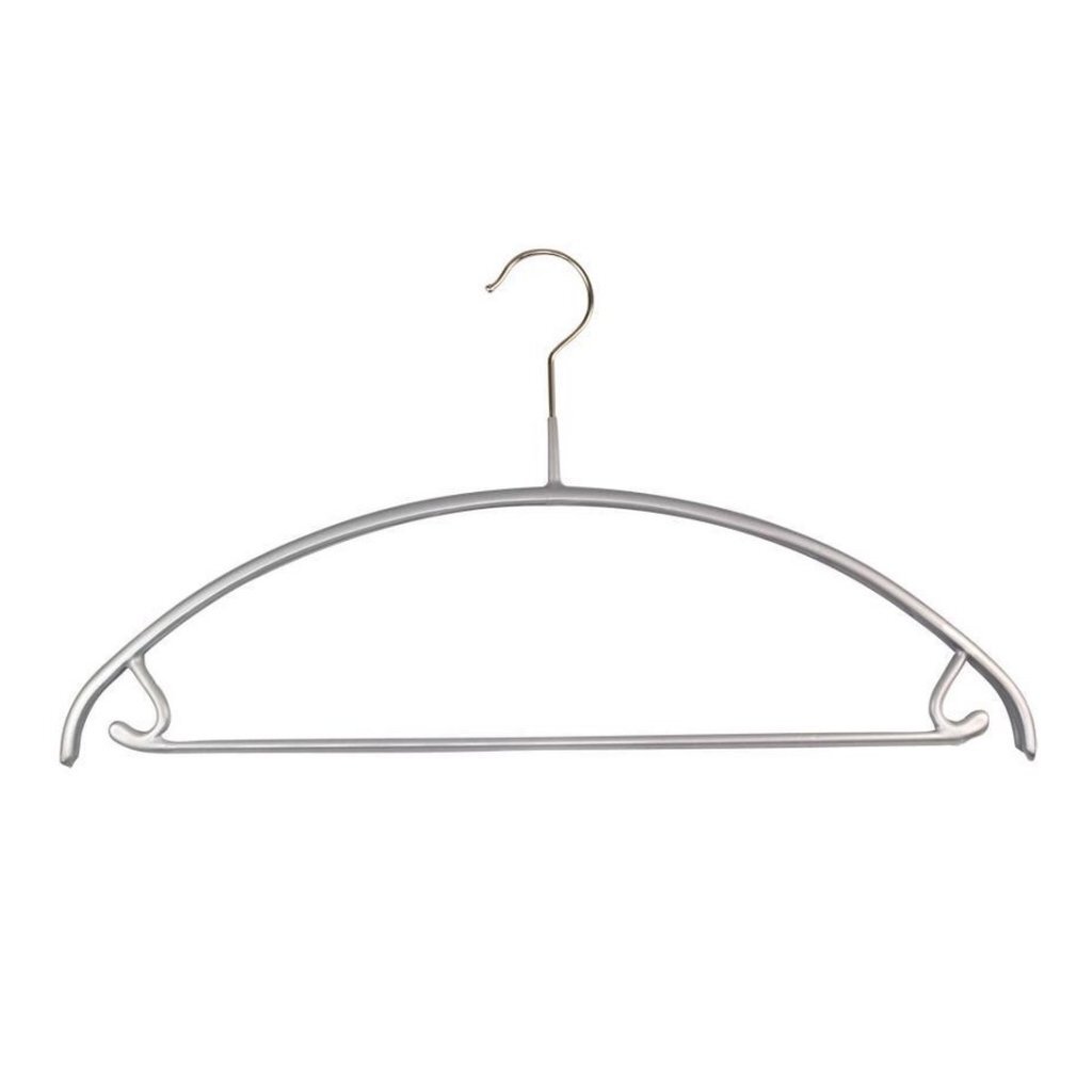 Vešiak na oblečenie Metaltex Mawa Economic, 2 kusy, strieborný