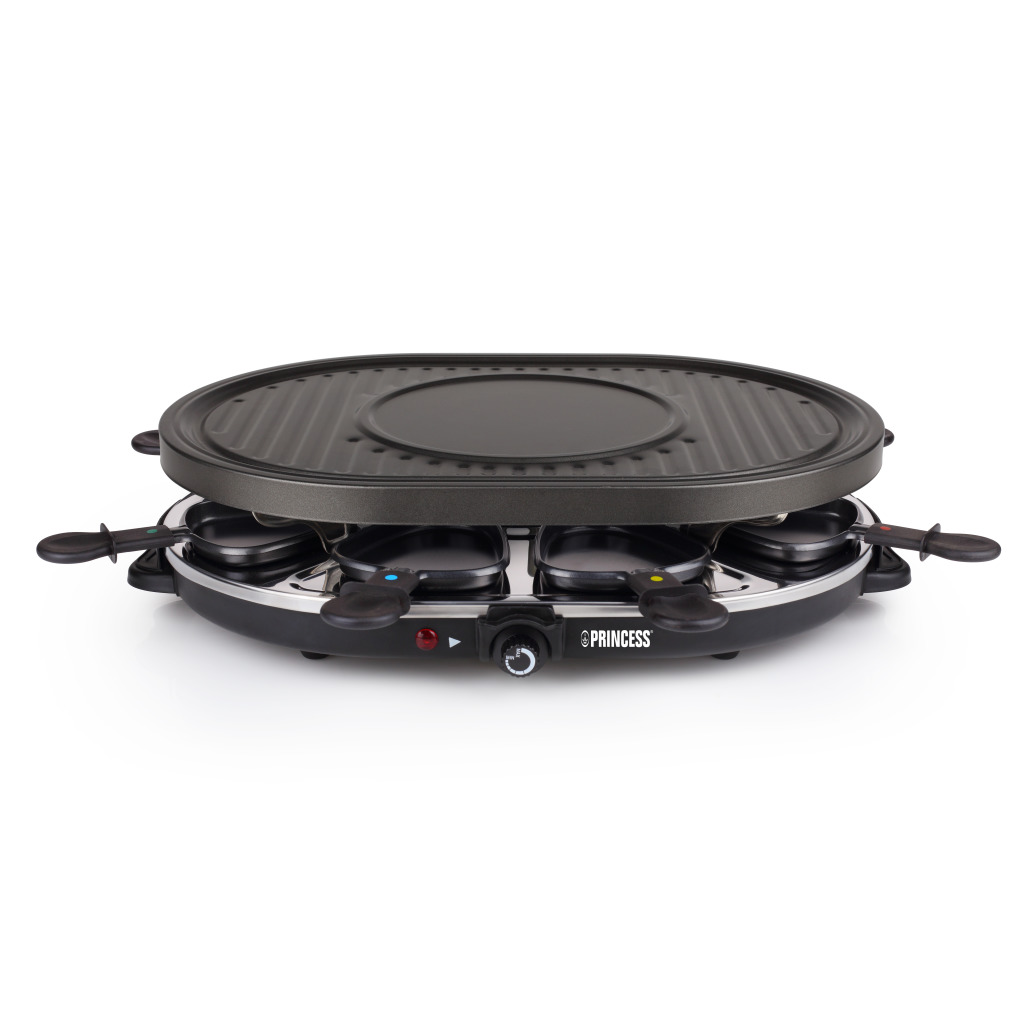 Princess 162700 Gurmánska súprava pre 8 osôb čierna/nehrdzavejúca oceľ