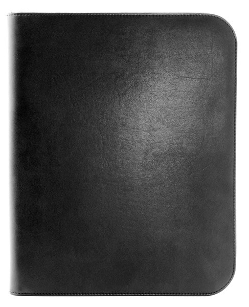 Juscha JU-30142 Kožená písacia mapa Alassio Vernazza A4 čierna