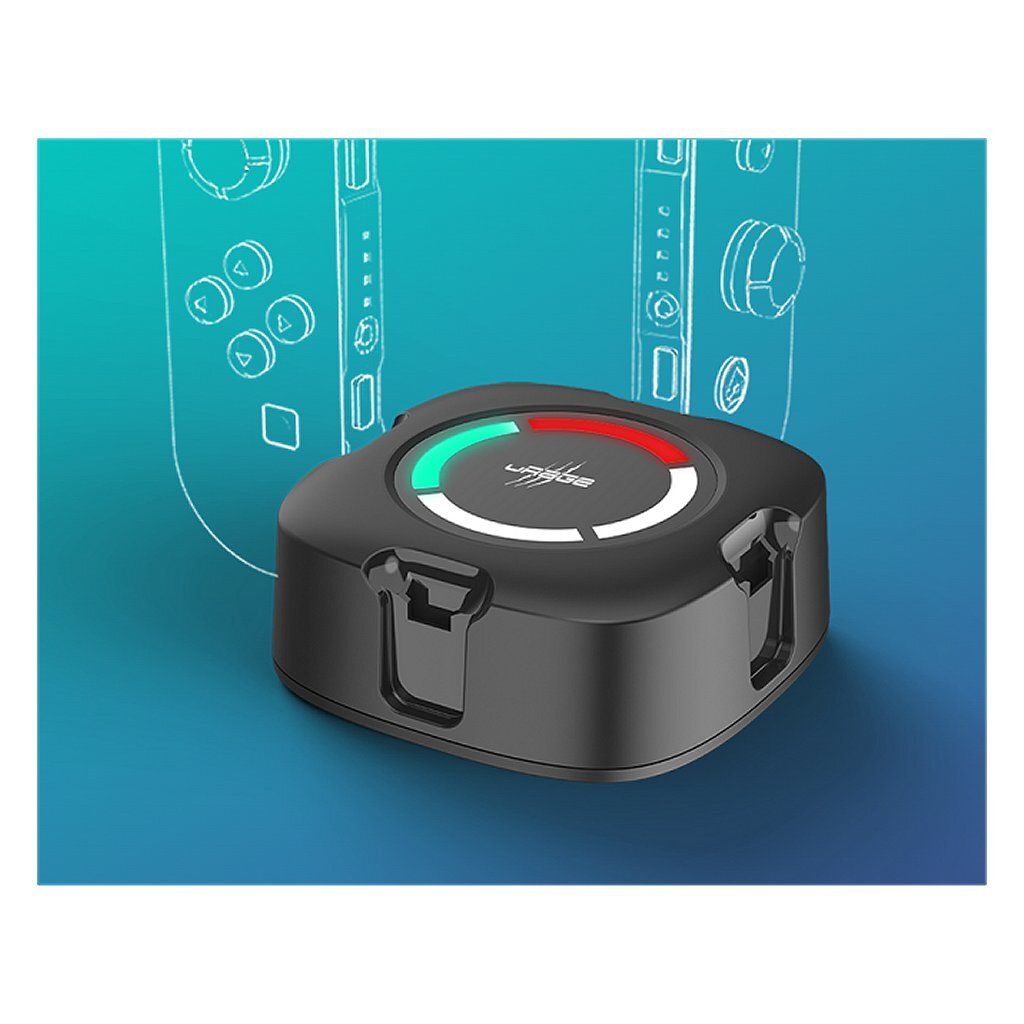 Nabíjacia stanica uRage, 4-cestná, pre Nintendo Switch JoyCon, čierna