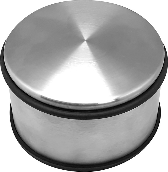 Kangaro K-11001 Zarážka na dvere, kovová, chrómová, 1800 gramov, rozmery: 11x7 cm