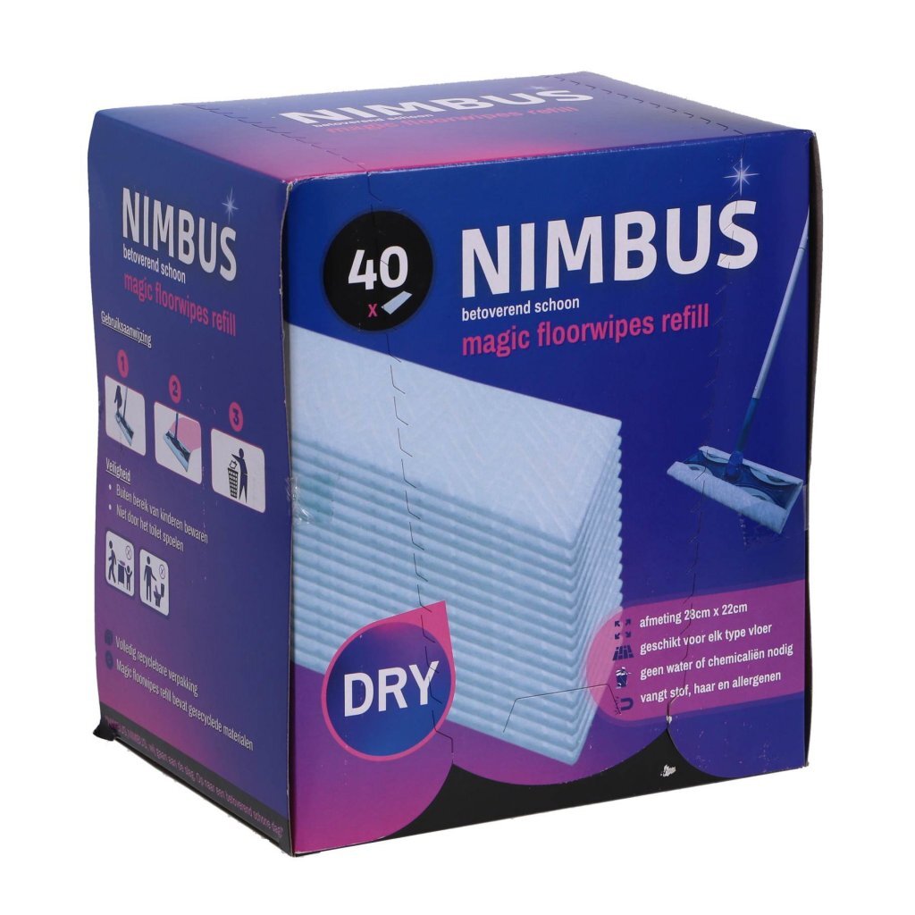 Podlahové utierky Nimbus Magic, 40 kusov