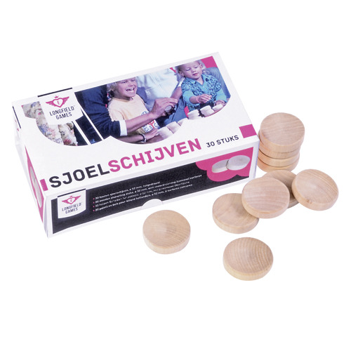 Disky na shuffleboard Longfield, 30 kusov