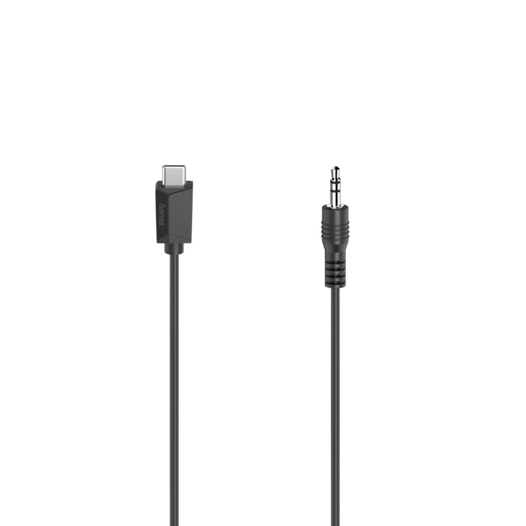 Hama audio kábel USB-C zástrčka - 3,5 mm jack stereo 0,75 m