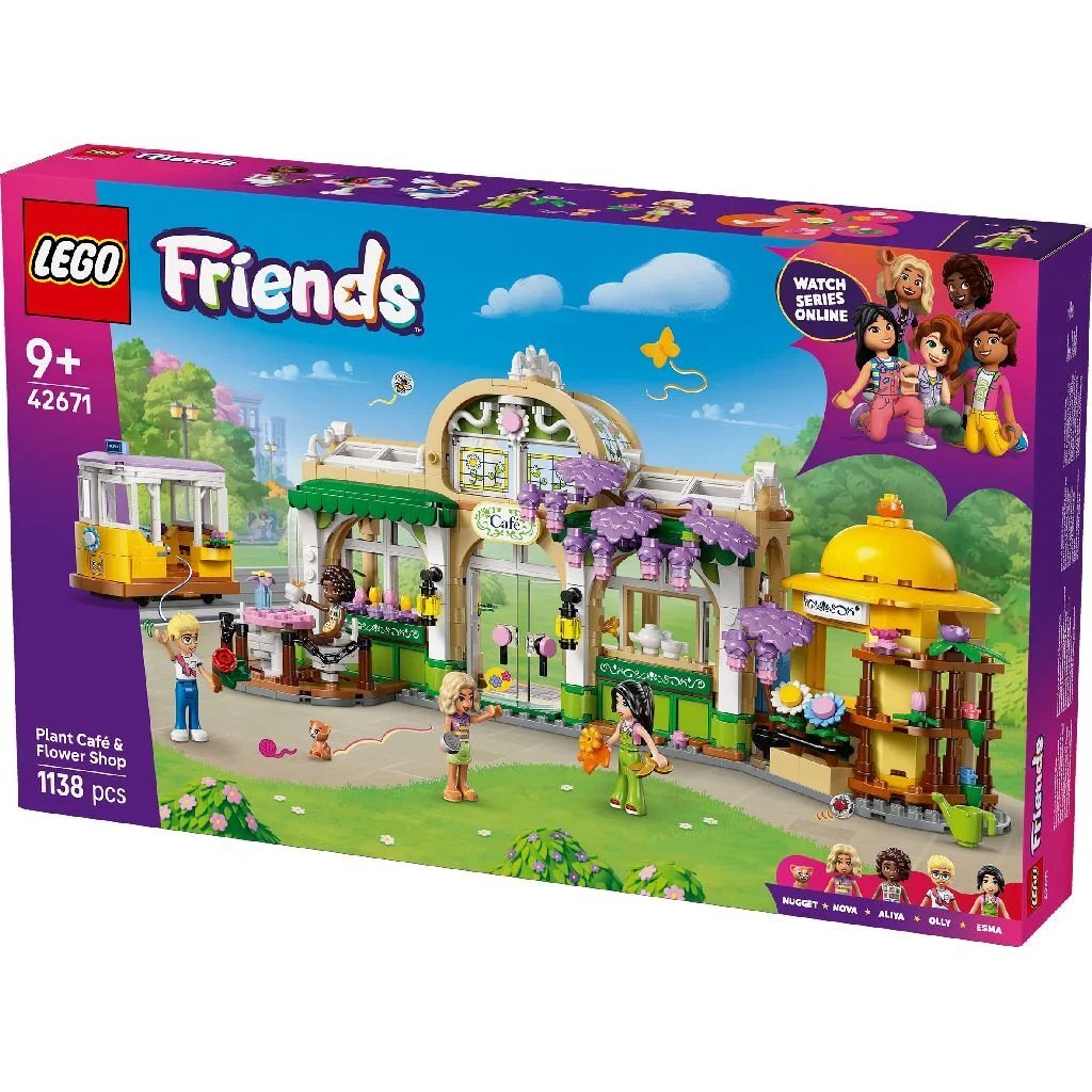 Lego Friends 42671 Rastlinná kaviareň a kvetinárstvo