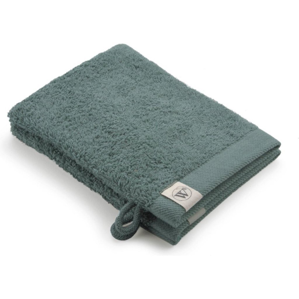 Walra utierka 16x21 cm 2 kusy recyklovaná bavlna/tmavozelená
