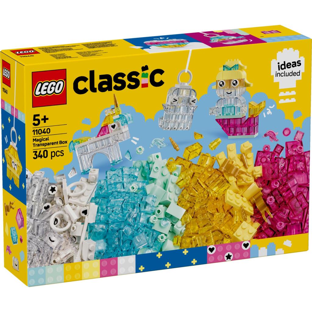 Lego Classic 11040 Magická priehľadná krabica
