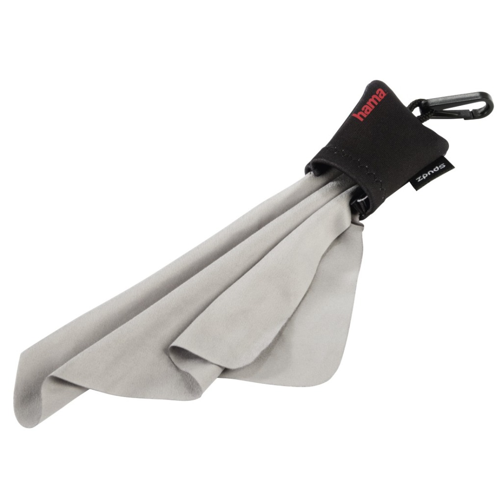 Čistiaca utierka z mikrovlákna Hama, čierna, vrecko