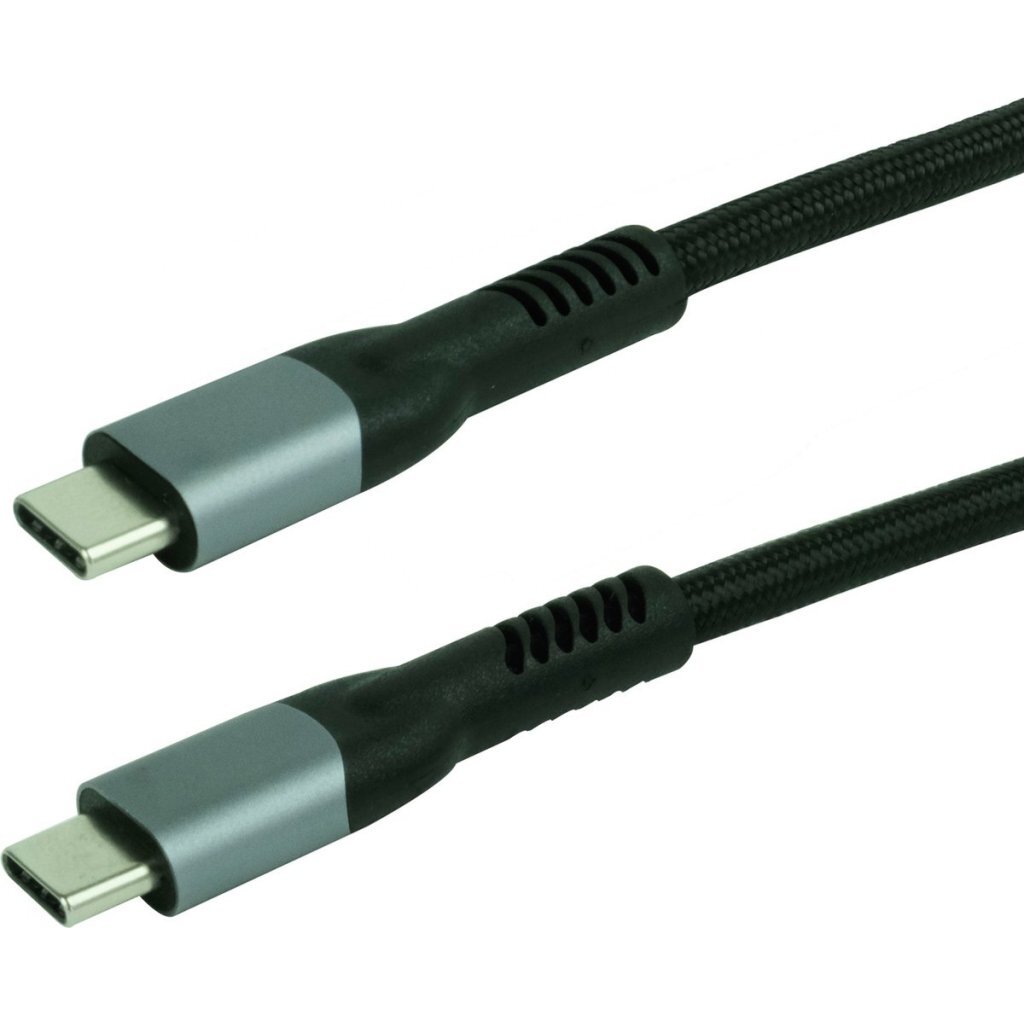 Nabíjací a dátový kábel Scanpart USB C 1 m čierny