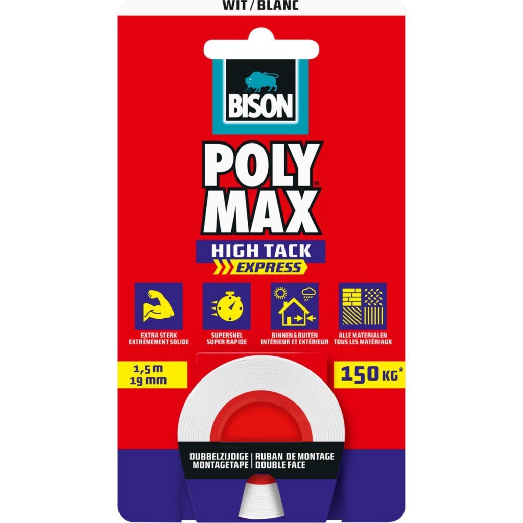 Páska Bison Poly Max 150 cm biela