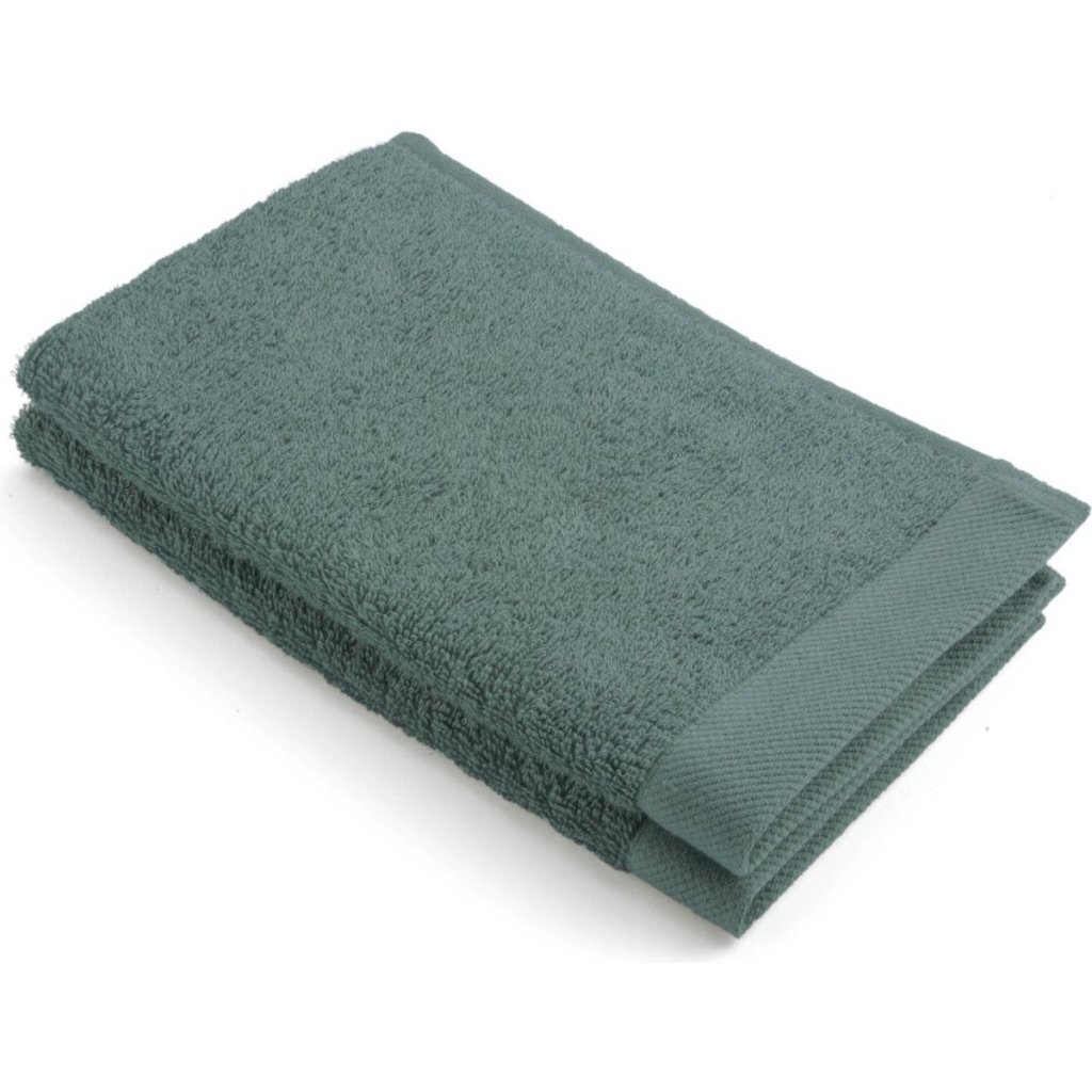 Uterák pre hostí Walra 30x50 cm 2 kusy z recyklovanej bavlny/tmavozelený