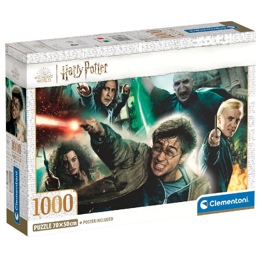 Clementoni Harry Potter Puzzle 1000 dielikov + plagát