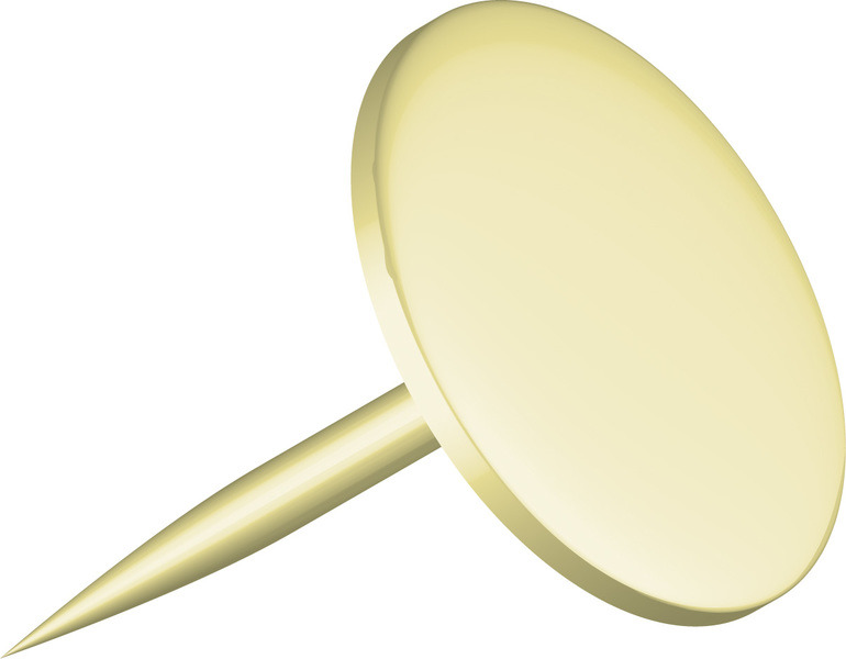 Pripínacie špendlíky Alco AL-110, mosadzné, 9 mm, balenie 100 kusov