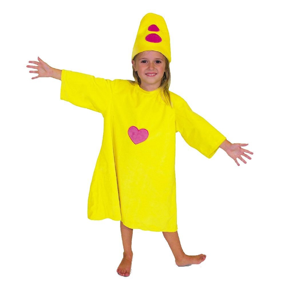 Maškarné šaty Bumba, veľkosť 98-104, žlté