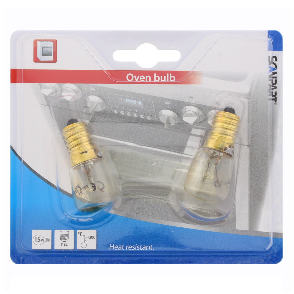 Žiarovka do rúry Scanpart E14 15W 300gr trubica A2