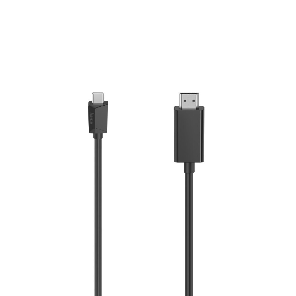 Kábel Hama USB-C na HDMI 4K 3 m čierny