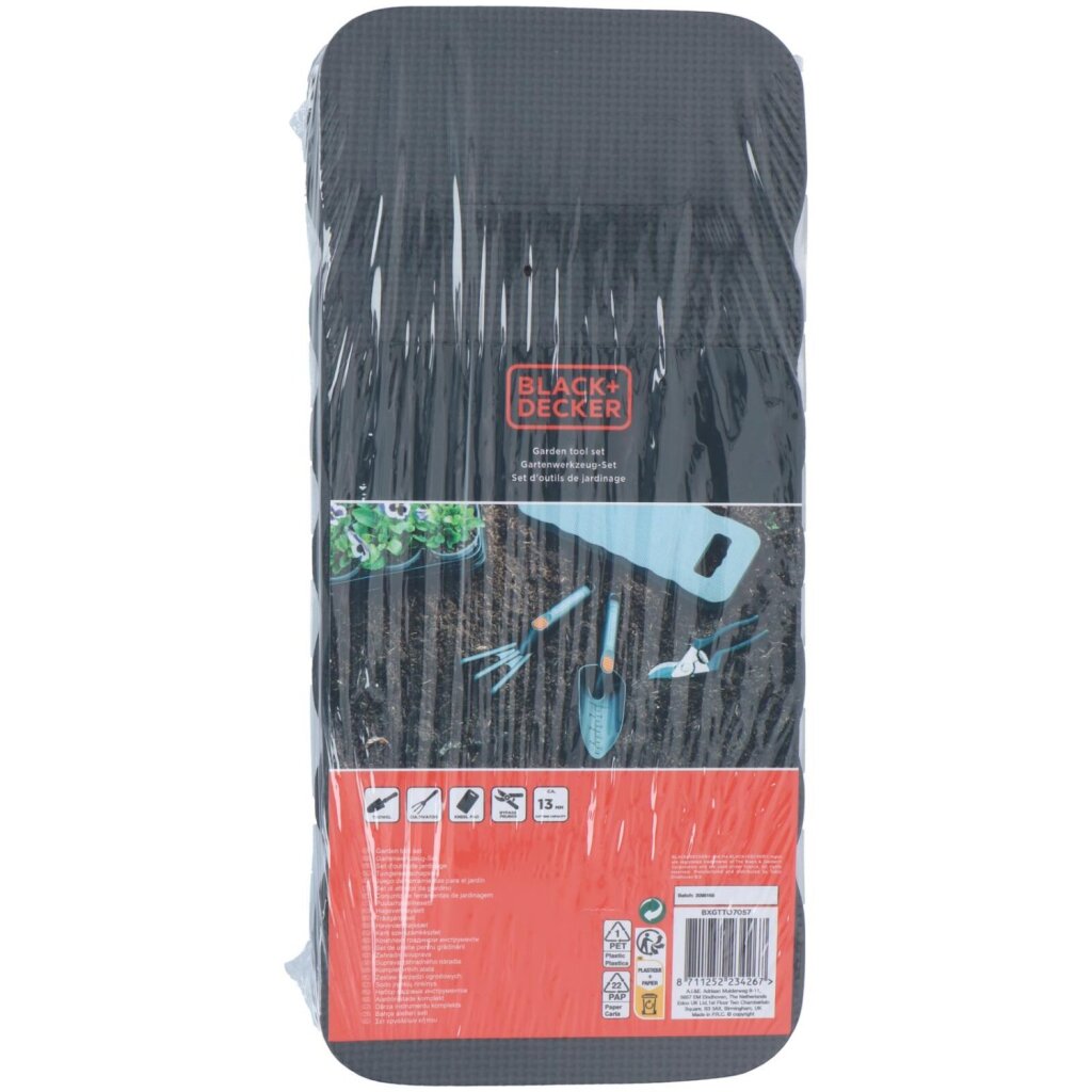 4-dielna záhradná súprava Black&Decker