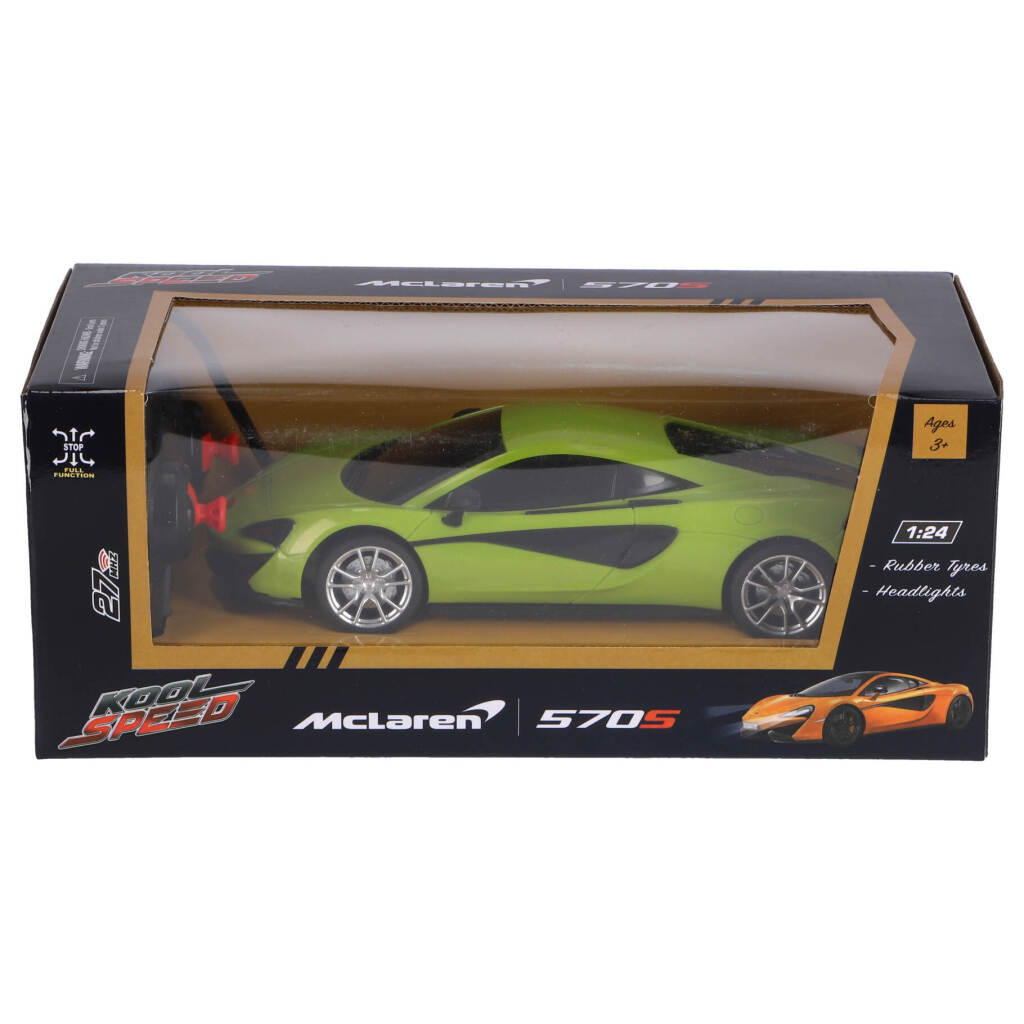 RC McLaren 570S 1:24 + svetloneónovo zelená