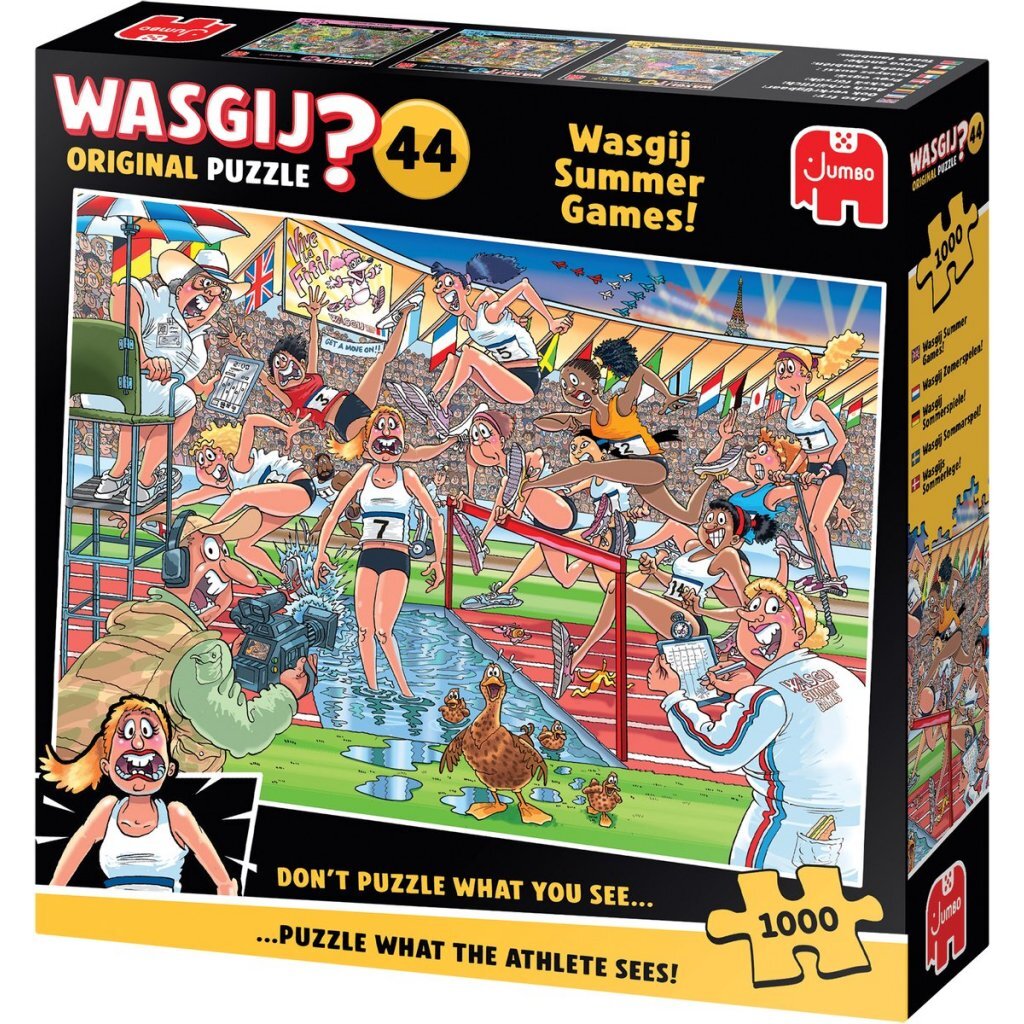 Jumbo Wasgij Originálne puzzle 44 letných hier! 1000 dielikov