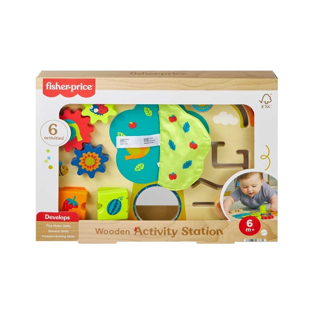 Drevená hracia doska Fisher Price