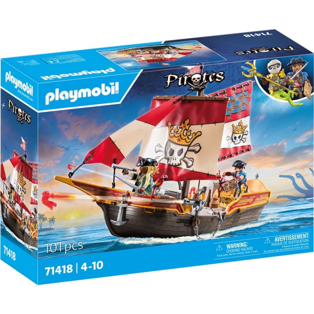 Playmobil 71418 Piráti Pirátska loď