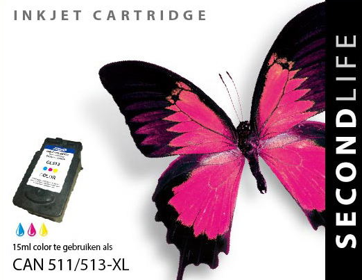 Kazeta Kangaro SL-11011068 SecondLife Canon CL 511/513 Color
