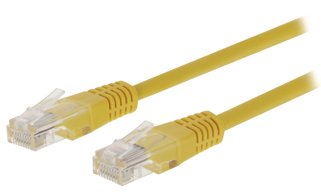 Sieťový kábel Valueline VLCT85000Y30 Cat5e UTP RJ45 (8/8) samec - RJ45 (8/8) samec 3,00 m žltý