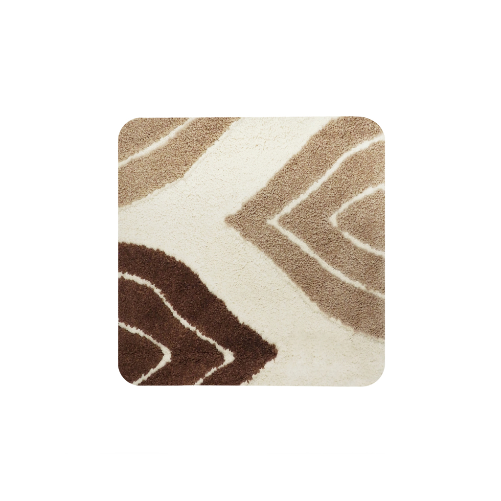 Bidetová podložka Dutch House Paris 60x60 cm hnedá