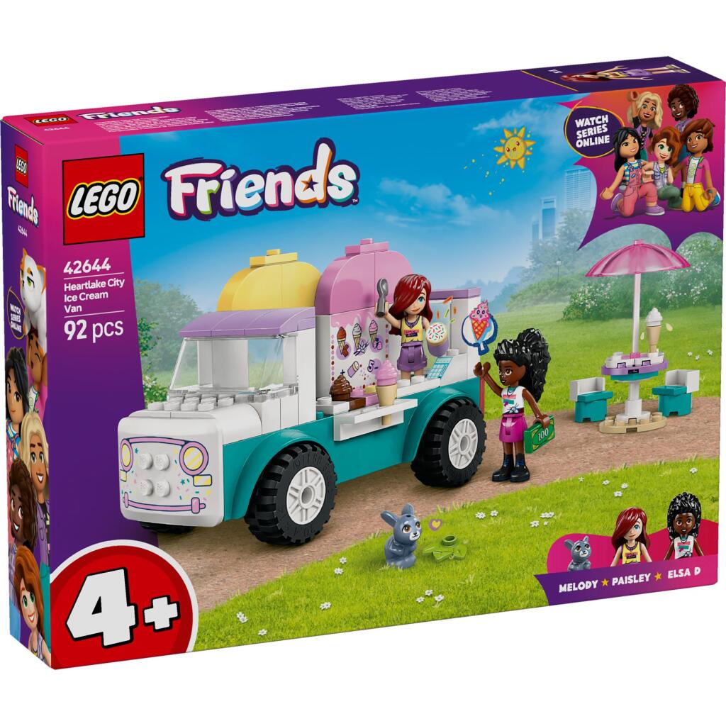 Lego Friends 42644 Zmrzlinárske auto z mesta Heartlake