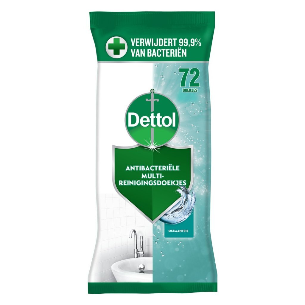 Dezinfekčné čistiace obrúsky Dettol Ocean Fresh 72 kusov