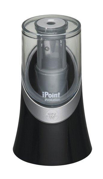 Westcott AC-E55030 strúhadlo na ceruzky IPOINT Evolution čierna, elektrická, batérie nie sú súčasťou balenia