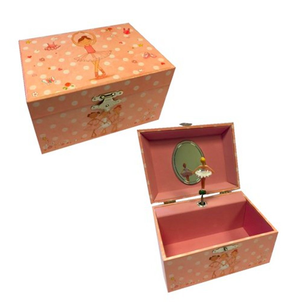 Šperkovnica Simply for Kids s hudbou a bodkami baleríny