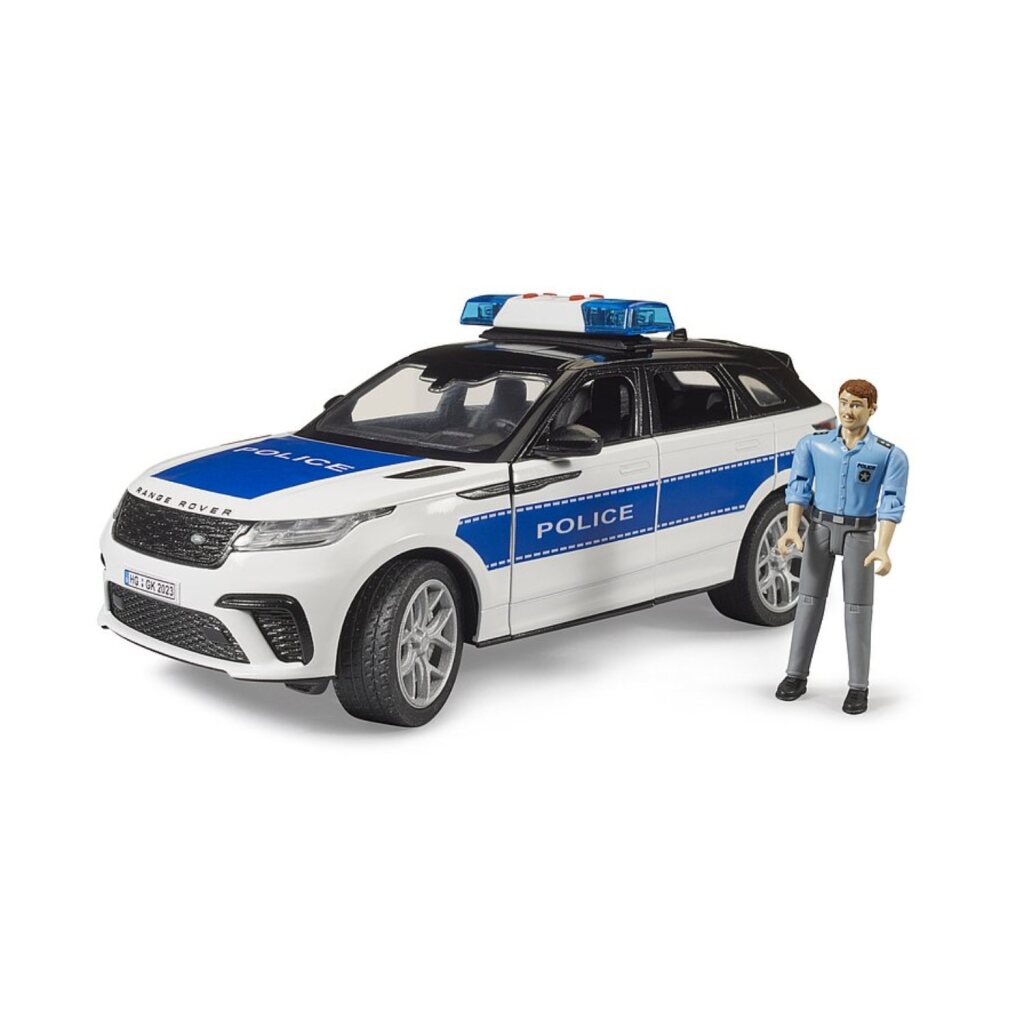 Bruder 02890 Range Rover Velar Policajné auto + dôstojník