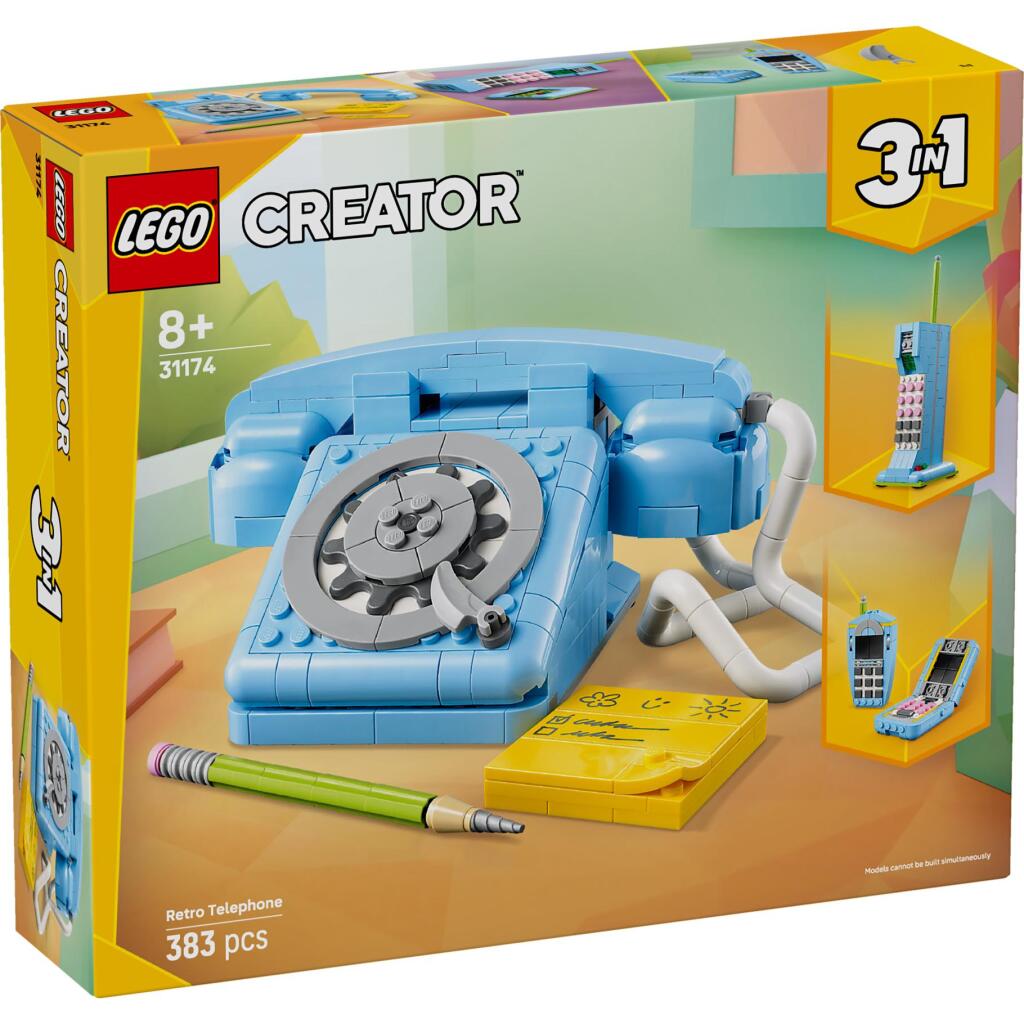 Lego Creator 31174 Retro telefón 3 v 1
