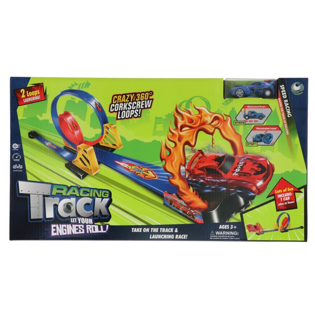 Pretekárska dráha + Plamene a veľké slučky + Auto