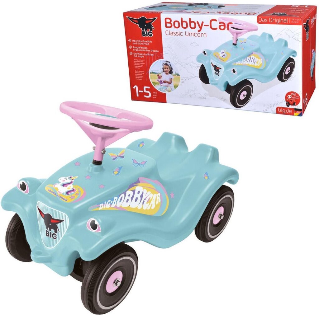 BIG Bobby Car Klasické autíčko s jednorožcom