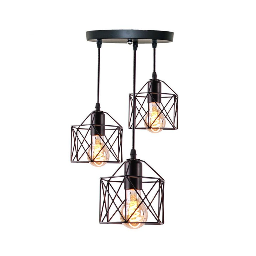 Priemyselné závesné svietidlá Homestyle Pro MK019-B čierne/kovové