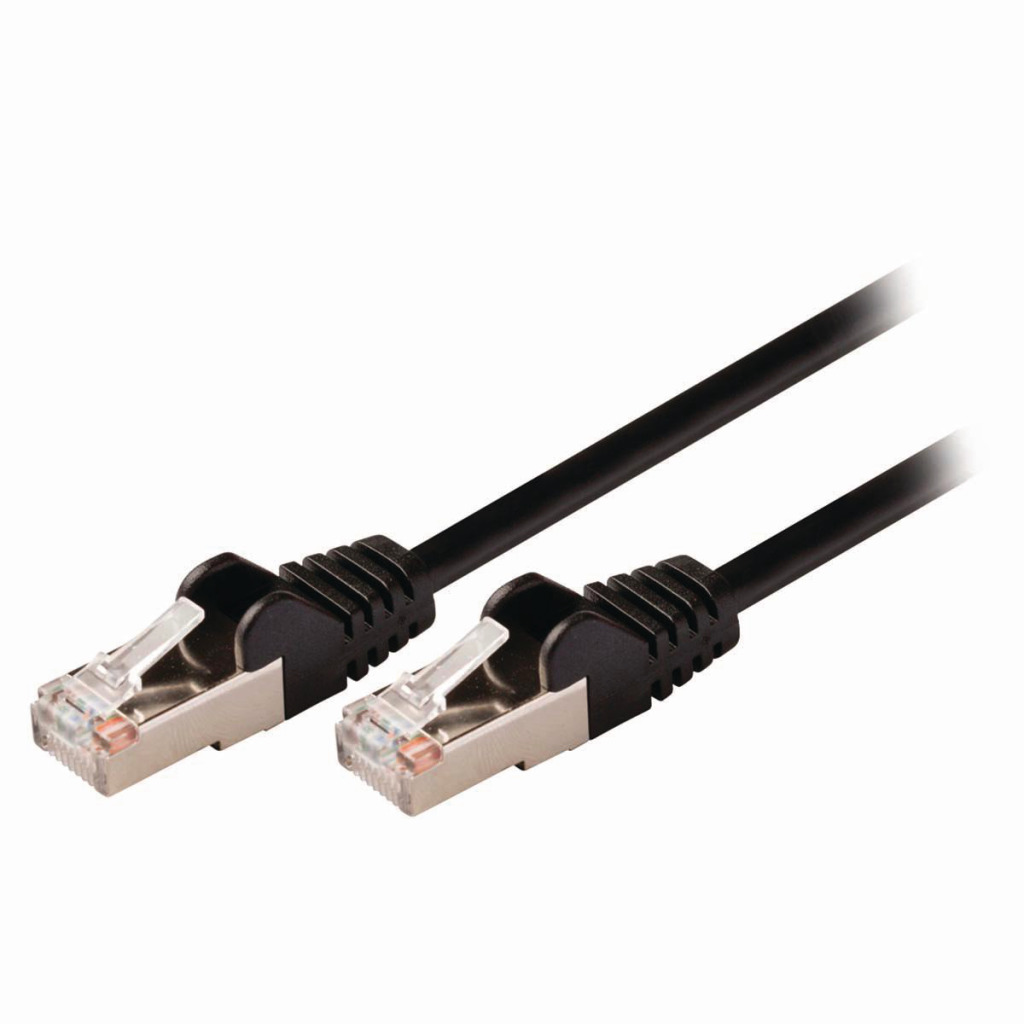 Nedis CCGP85121BK025 Sieťový kábel Cat5e SF/UTP RJ45 samec - RJ45 samec 0,25 m čierny