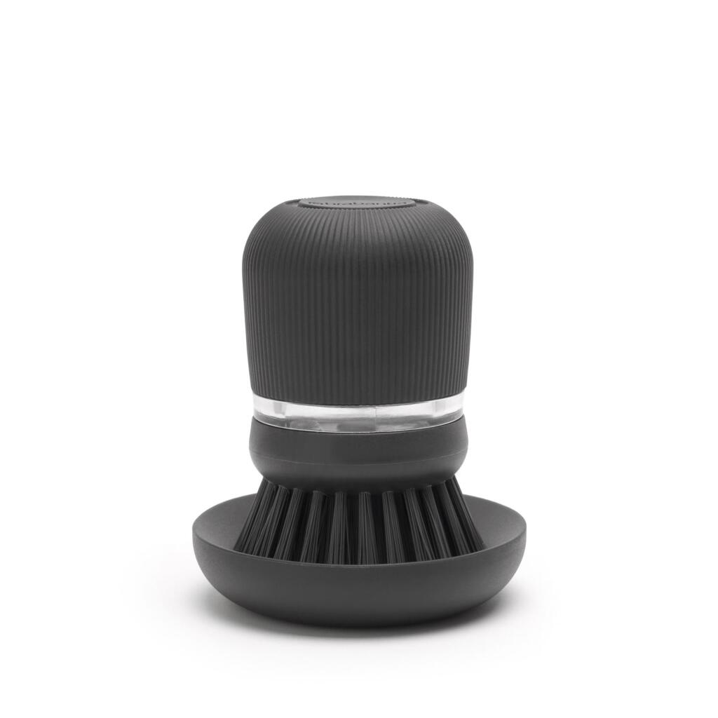 Brabantia SinkKefa na umývanie riadu s nádržkou na saponát, čierna