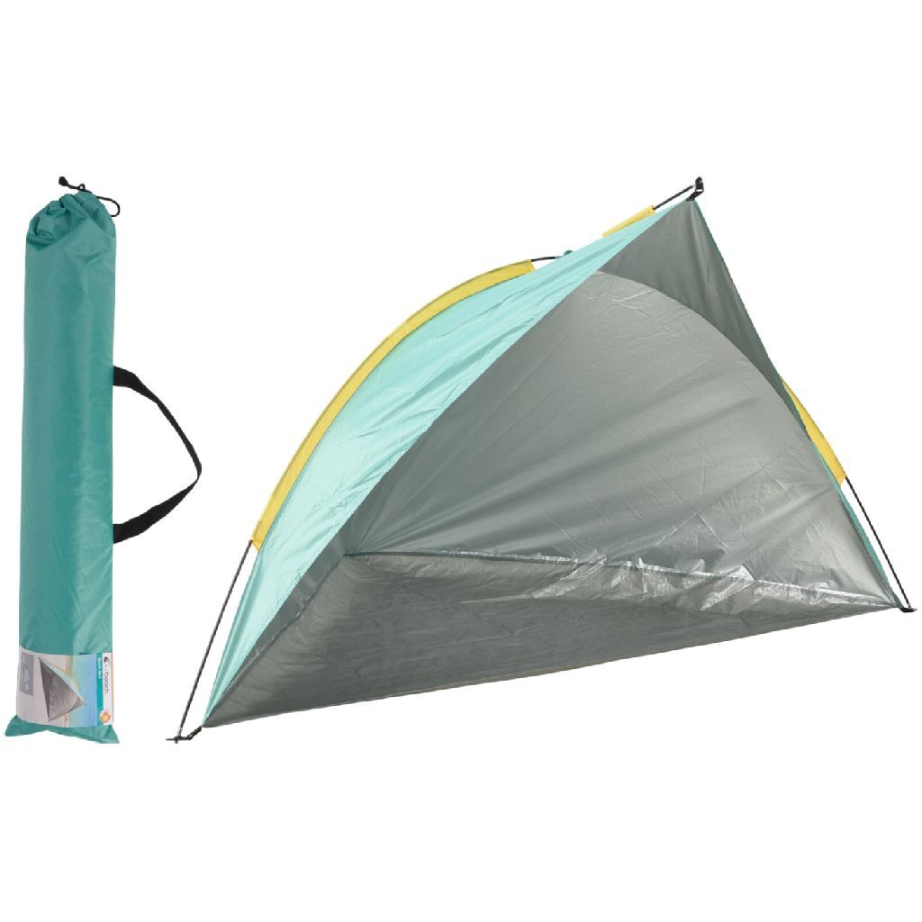 Plážový prístrešok 220x115x115 cm zelený