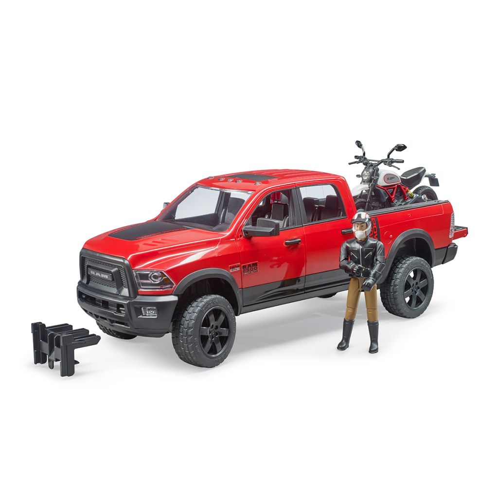 Bruder 02502 RAM 2500 Power Wagon + figúrka Ducati a BWorld
