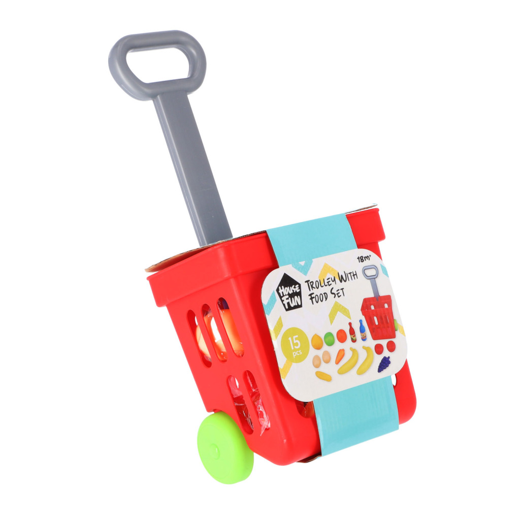 Nákupný vozík House Fun 15-dielny
