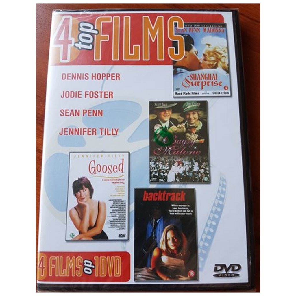 DVD 4 Najlepšie filmy Backtrack Bugsy Malone Šanghajské prekvapenie Goosed