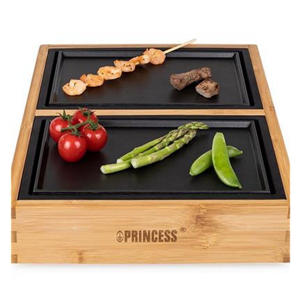 Princezná 104040 Dinner4 Gurmánska súprava All Pure čierna/bambus